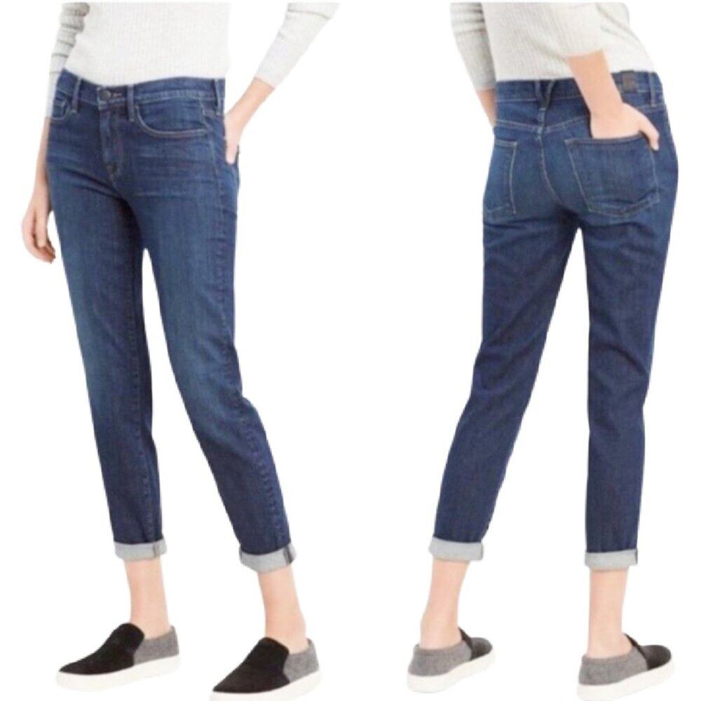 Vince Mason Relaxed Rolled Jeans  3rd Street Wash Size 26